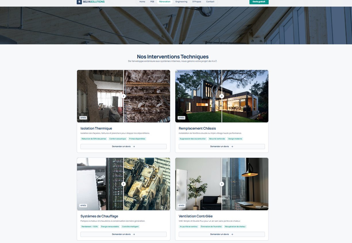 Rénovation technique – Belya Solutions